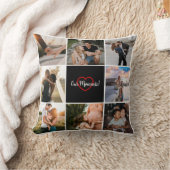 トレンディー写真コラージュ クッション (ブランケット)