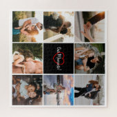 トレンディー写真コラージュ ジグソーパズル (横)