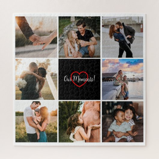 トレンディー写真コラージュ ジグソーパズル (縦)