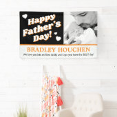 トレンディー写真ハッピー・ファーザー・デイ 横断幕 (インサイチュ)