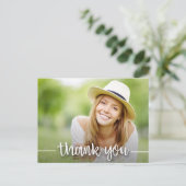 トレンディー写真卒業ありがとう ポストカード (スタンド正面)