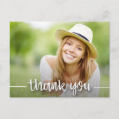 トレンディー写真卒業ありがとう ポストカード (正面)