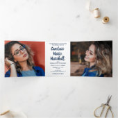 トレンディー写真3回卒業発表 三つ折りプログラム (内部)