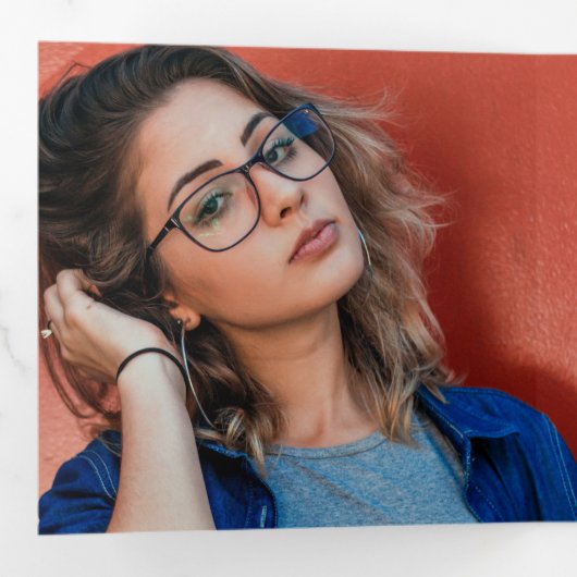 トレンディー写真3回卒業発表 三つ折りプログラム (内部最初)