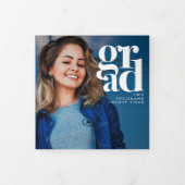 トレンディー写真3回卒業発表 三つ折りプログラム (カバー)