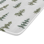 トレンディー冬 |クリスマスツリーパターン カッティングボード (角)