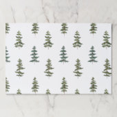 トレンディー冬 |クリスマスツリーパターン ペーパーパッド (正面)