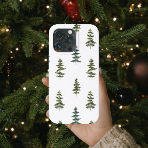 トレンディー冬 クリスマスツリーパターン iPhone 13 PROケース