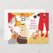 トレンディー励ます引用文得あなたこガーリーれ ポストカード (正面/裏面)