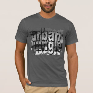 トレンディー動揺してアカッコいいーバンジャングル Tシャツ