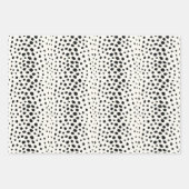 トレンディー動物ヒョウ印刷ギフト包装紙 ラッピングペーパーシート (正面3)