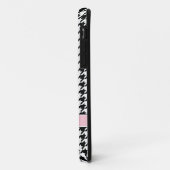 トレンディー千鳥格子のグラフィックカスタムモノグラム Case-Mate iPhoneケース (裏面/左)