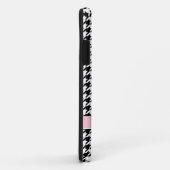 トレンディー千鳥格子のグラフィックカスタムモノグラム Case-Mate iPhoneケース (裏面/右)