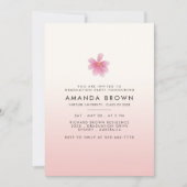 トレンディー卒業パーティー2025エレガントフローラ 招待状 (正面)