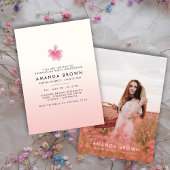 トレンディー卒業パーティー2025エレガントフローラ 招待状