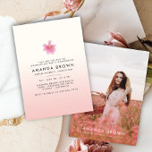 トレンディー卒業パーティー2025エレガントフローラ 招待状