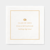 トレンディー卒業フォイルナプキンズクラッシーモダン 箔ナプキン (正面)