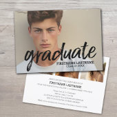 トレンディー卒業発表パーティー（4枚） 招待状