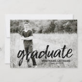 トレンディー卒業発表パーティー（4枚） 招待状 (正面)