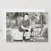 トレンディー卒業発表（4枚） 招待状 (正面)