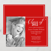 トレンディー卒業 招待状 (正面/裏面)