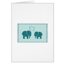 トレンディー可愛いロマンチックな象の愛のパッチワーク