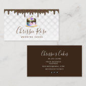 トレンディー台本パティシエベーカリー名刺 名刺 (正面/裏面)