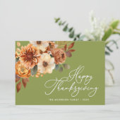 トレンディー台本秋の感謝祭の写真 シーズンカード (スタンド正面)