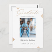 トレンディー台本高校の卒業発表 ポストカード (正面/裏面)