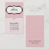 トレンディー名刺：: chic boutique 2P 名刺 (正面/裏面)