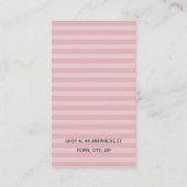 トレンディー名刺：: chic boutique 2P 名刺 (裏面)