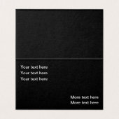 トレンディー国の牛のパターンの名刺 (内部フラット)