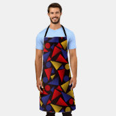 トレンディー地理三角形 エプロン (着用した状態)