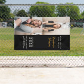 トレンディー垂直大学院フォトお祝い 横断幕 (インサイチュ)