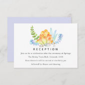 トレンディー多肉フローラ結婚披露宴 エンクロージャーカード (正面/裏面)