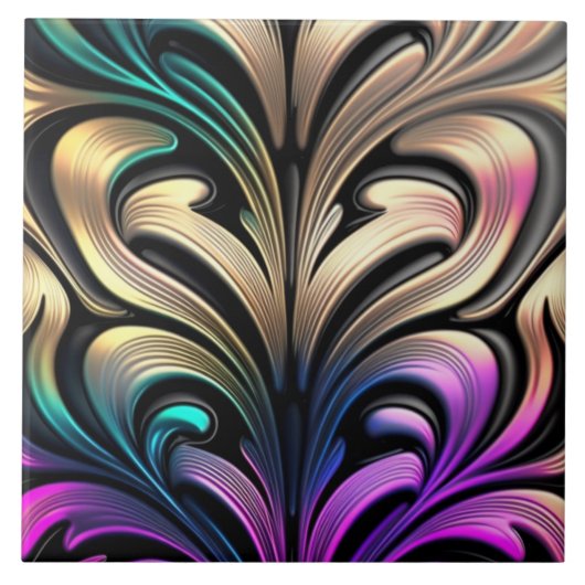 トレンディー多色模様セラミックタイル タイル (正面)