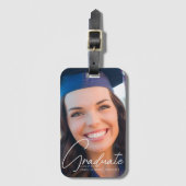 トレンディー大学院写真白書卒業 ラゲッジタグ (正面縦)