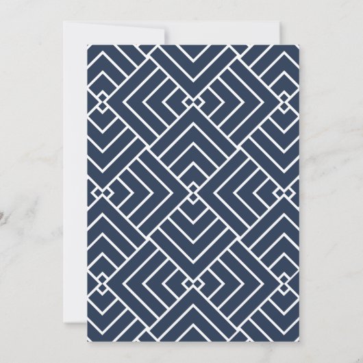 トレンディー大学院生スクリプト写真卒業 案内状 (裏面)