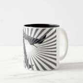 トレンディー大腿ハイブートアート ツートーンマグカップ (正面右)