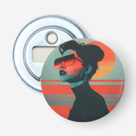 トレンディー女モダンレトロサンセットボトルオープナー 栓抜き