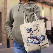 トレンディー射手座水彩〔占星術の〕十二宮図デザイン トートバッグ