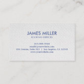 トレンディー屋根清掃補修建築樋 名刺 (裏面)