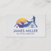 トレンディー屋根清掃補修建築樋 名刺 (正面)