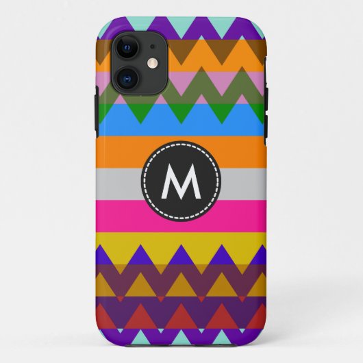 トレンディー山形ストライプのパターン#7 Case-Mate iPhoneケース (裏面)