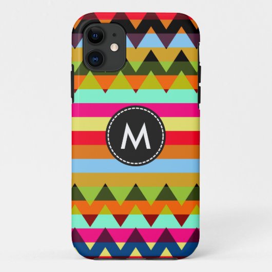 トレンディー山形ストライプのパターン#8 Case-Mate iPhoneケース (裏面)