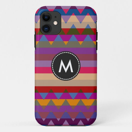 トレンディー山形ストライプのパターン#9 Case-Mate iPhoneケース (裏面)