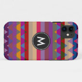 トレンディー山形ストライプのパターン#9 Case-Mate iPhoneケース (裏面(横))