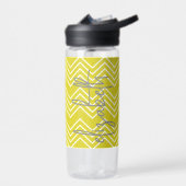 トレンディー山形ラージスクリプト名イエロー ウォーターボトル (左面)