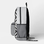 トレンディー幾何カスタム文字バックパック プリントバックパック (右)