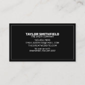 トレンディー幾何シンプル型企業の名刺 名刺 (裏面)